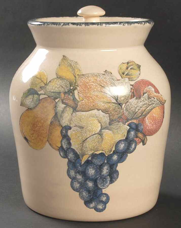 Fruit Extra Large Canister & Lid by Home & Garden Party-1
