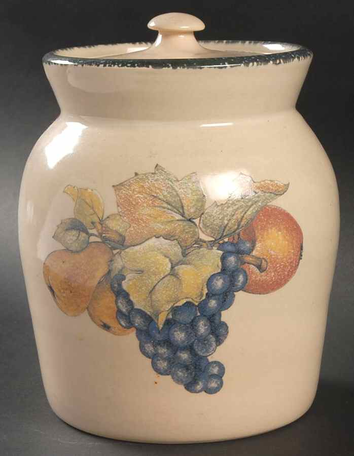 Fruit Large Canister & Lid by Home & Garden Party-1