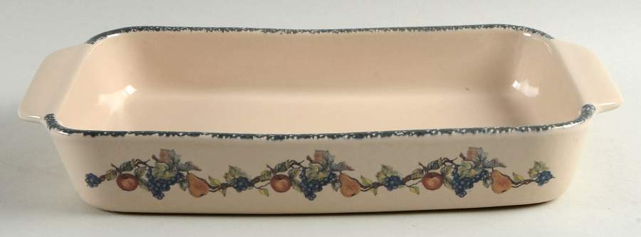 Fruit 13"  Rectangular Baker by Home & Garden Party-1