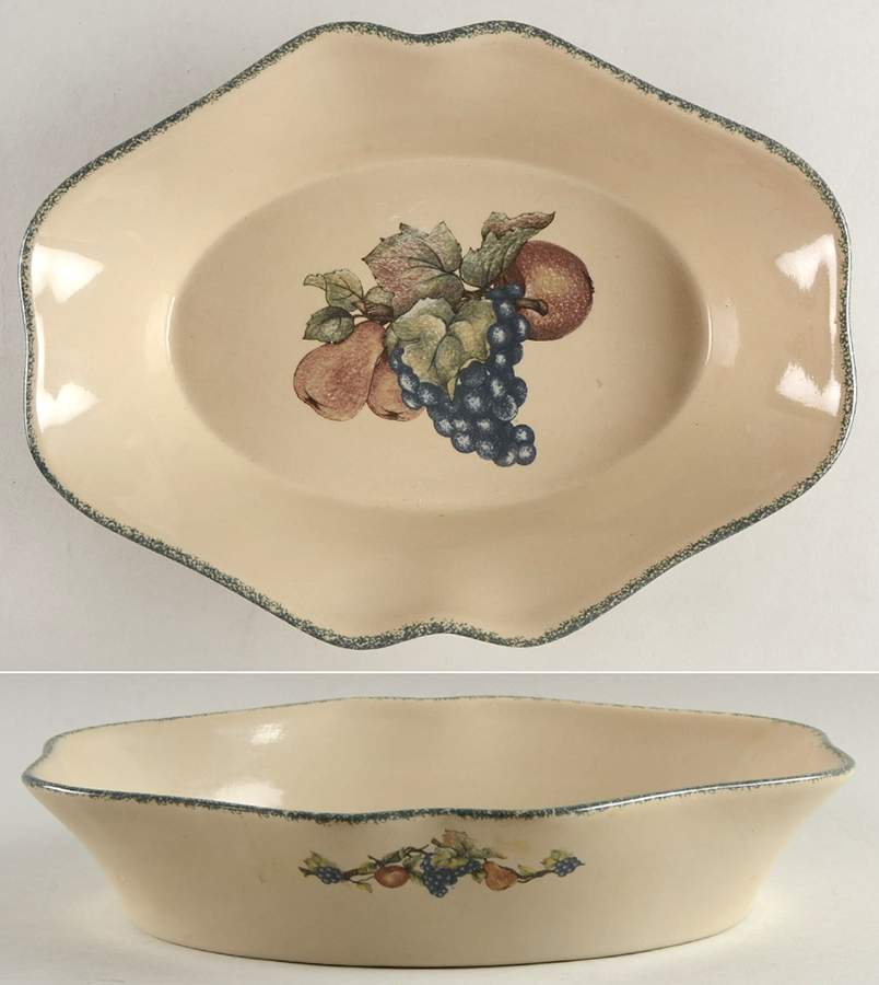 Fruit 12'' Oval Baker by Home & Garden Party-1