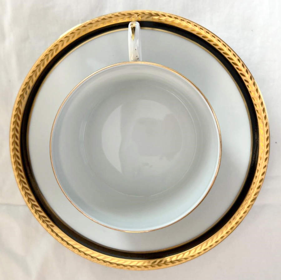 H3617 Flat Cup & Saucer Set by Haviland-1