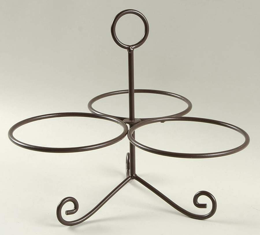 Woodland Metal Stand-For 3 Motif Condiment Bowl Set by Homestudio-1