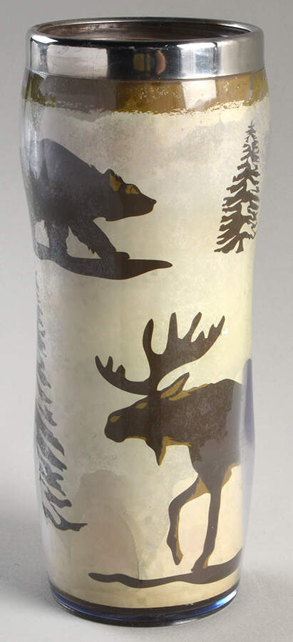 Woodland Travel Mug No Plastic Lid by Homestudio-1