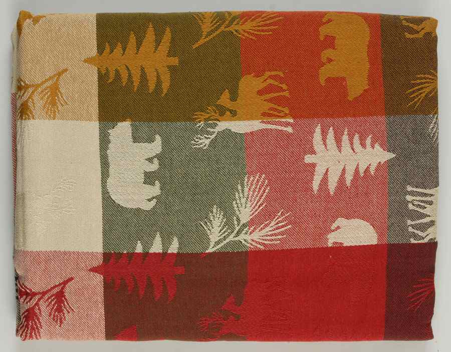 Woodland 70" Round Tablecloth by Homestudio-1