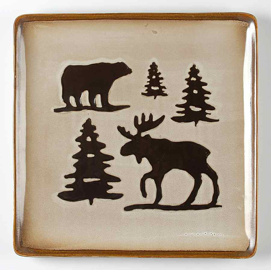 Woodland 15" Square Serving Platter by Homestudio-1