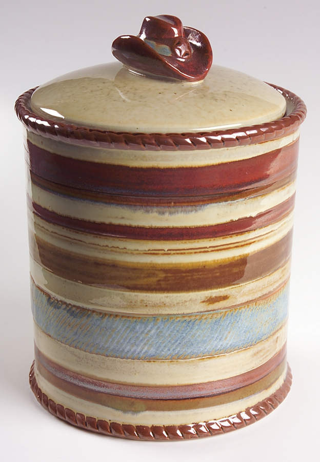 Canyon Ranch Large Canister & Lid by Homestudio-1