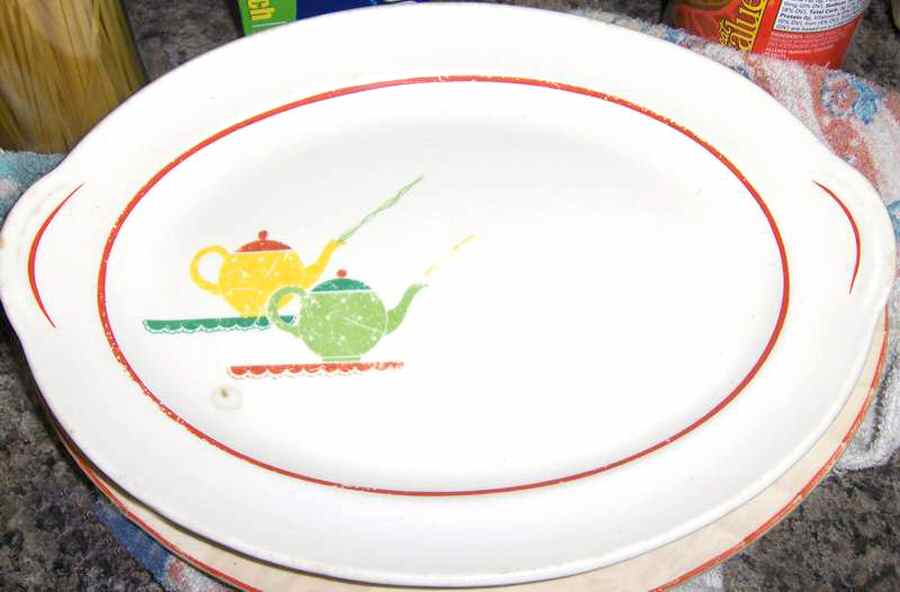 HAR152 12" Oval Serving Platter by Harker-1