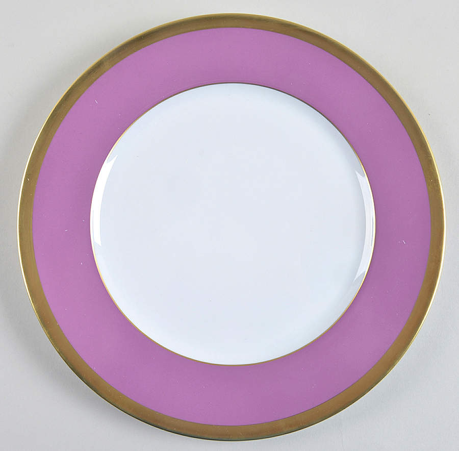 Laque de Chine Gold (Amethyst) Service Plate (Charger) by Haviland-1