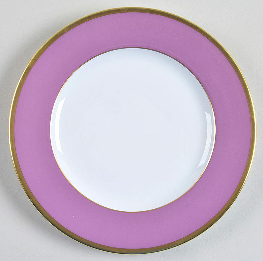 Laque de Chine Gold (Amethyst) Bread & Butter Plate by Haviland-1