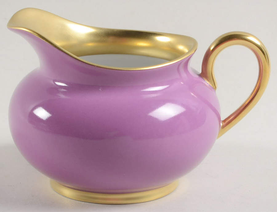 Laque de Chine Gold (Amethyst) Creamer by Haviland-1
