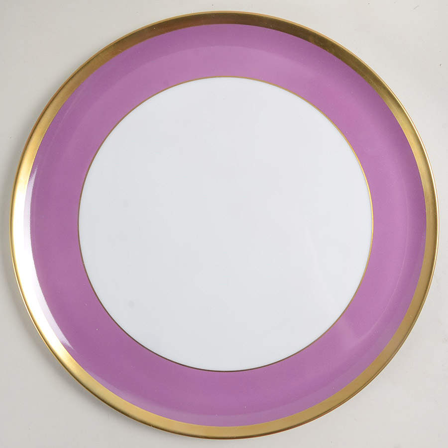 Laque de Chine Gold (Amethyst) Cake Plate by Haviland-1