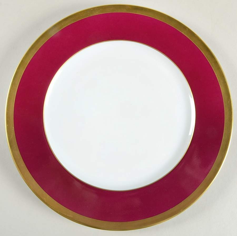 Laque de Chine Gold (Aubergene) Dinner Plate by Haviland-1