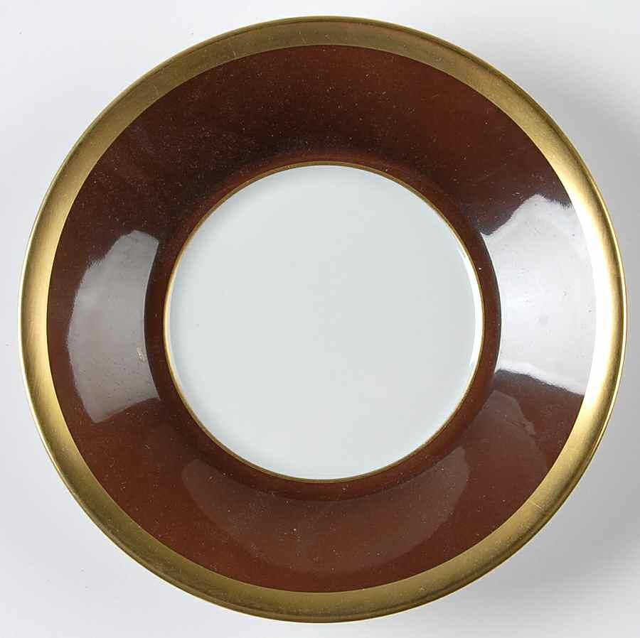 Laque de Chine Gold (Chocolate) Saucer by Haviland-1
