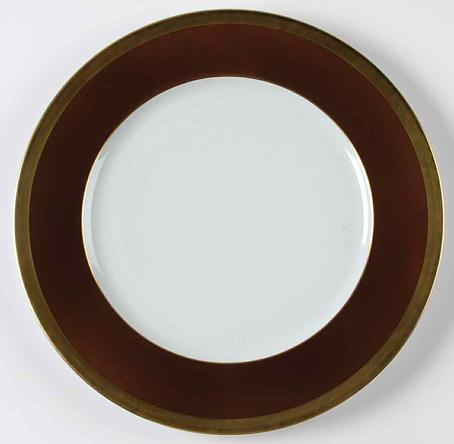 Laque de Chine Gold (Chocolate) Dinner Plate by Haviland-1