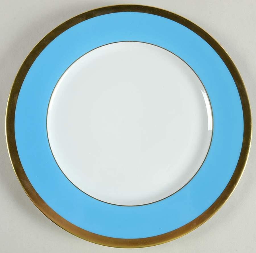 Laque de Chine Gold (Light Blue) Dinner Plate by Haviland-1
