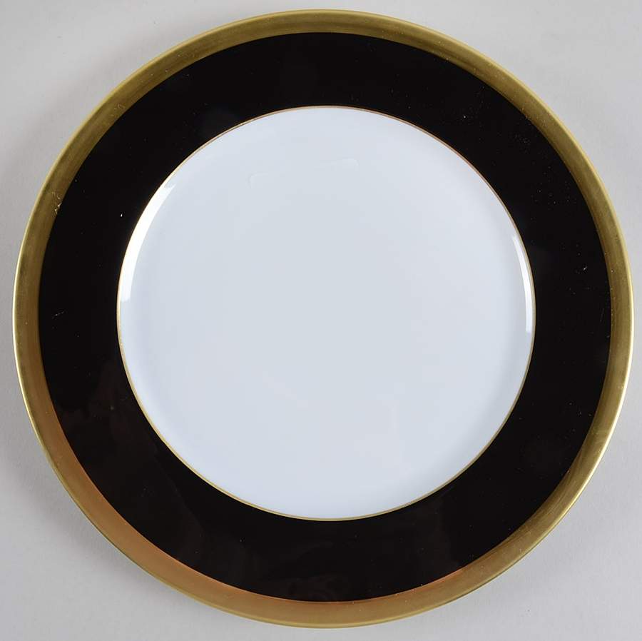 Laque de Chine Gold (Noir) Service Plate (Charger) by Haviland-1