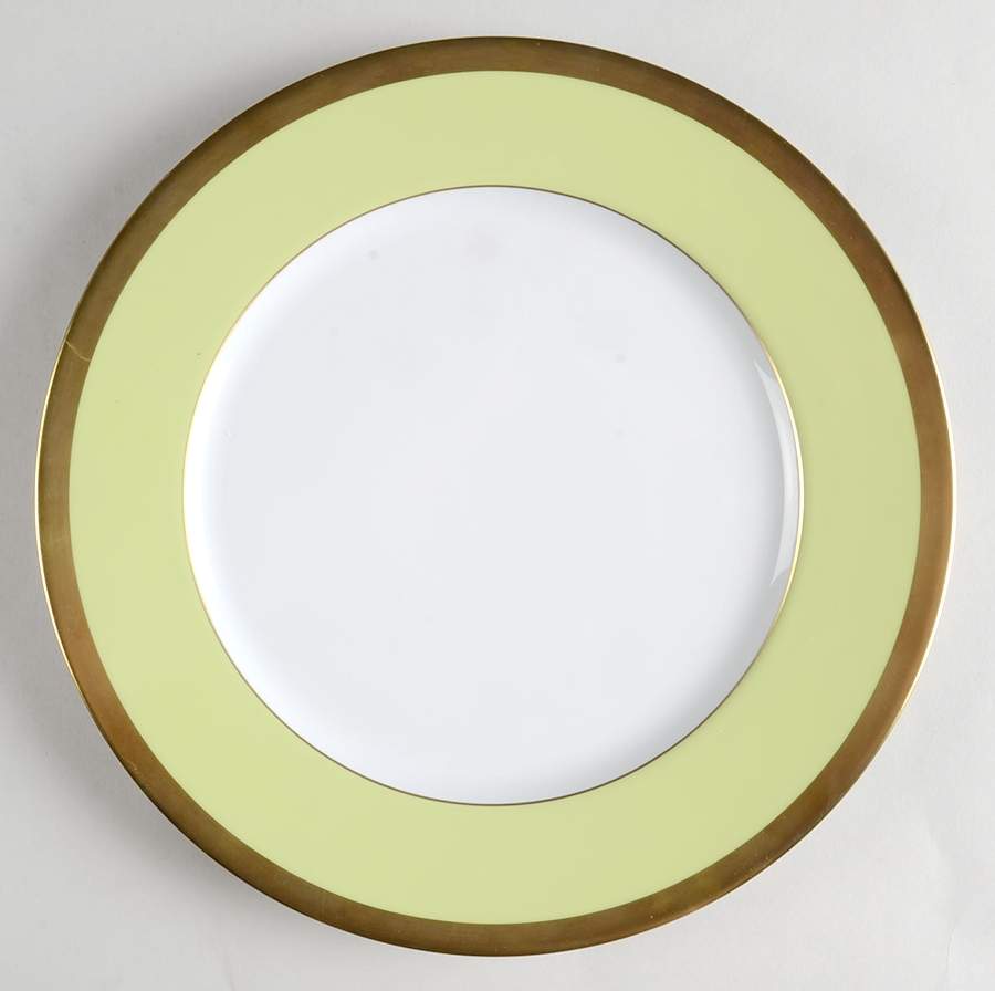Laque de Chine Gold (Pistachio) Service Plate (Charger) by Haviland-1