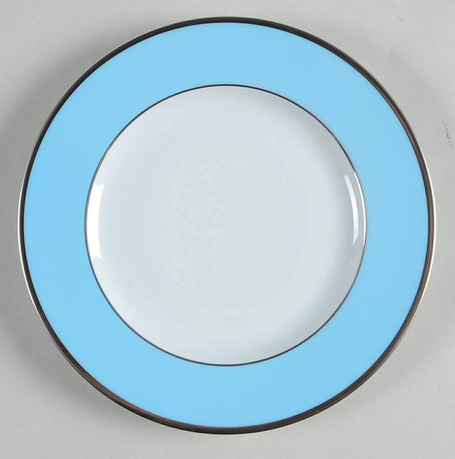 Laque de Chine Platinum (Light Blue) Bread & Butter Plate by Haviland-1