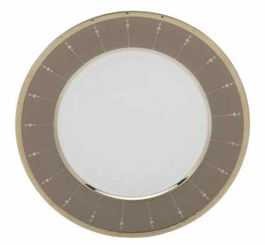 Tambour Bronze Dinner Plate by Haviland-1