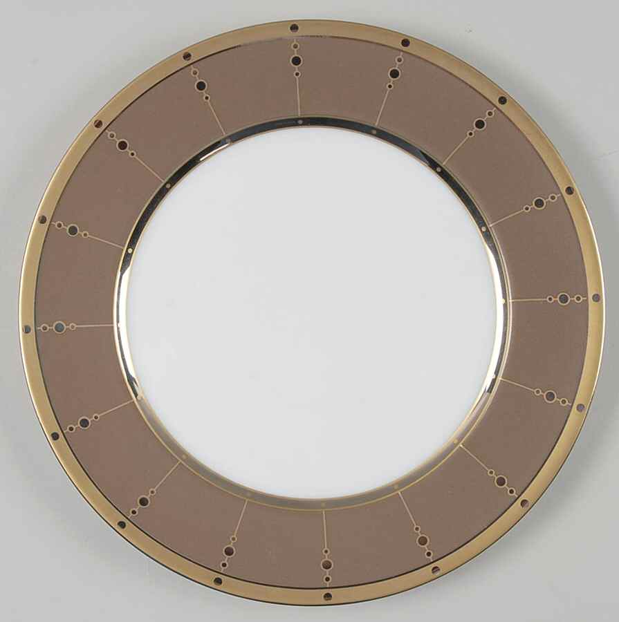 Tambour Bronze Dessert/Pie Plate by Haviland-1
