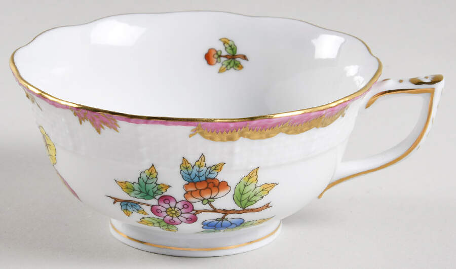 Queen Victoria (Pink) Footed Cup by Herend-1