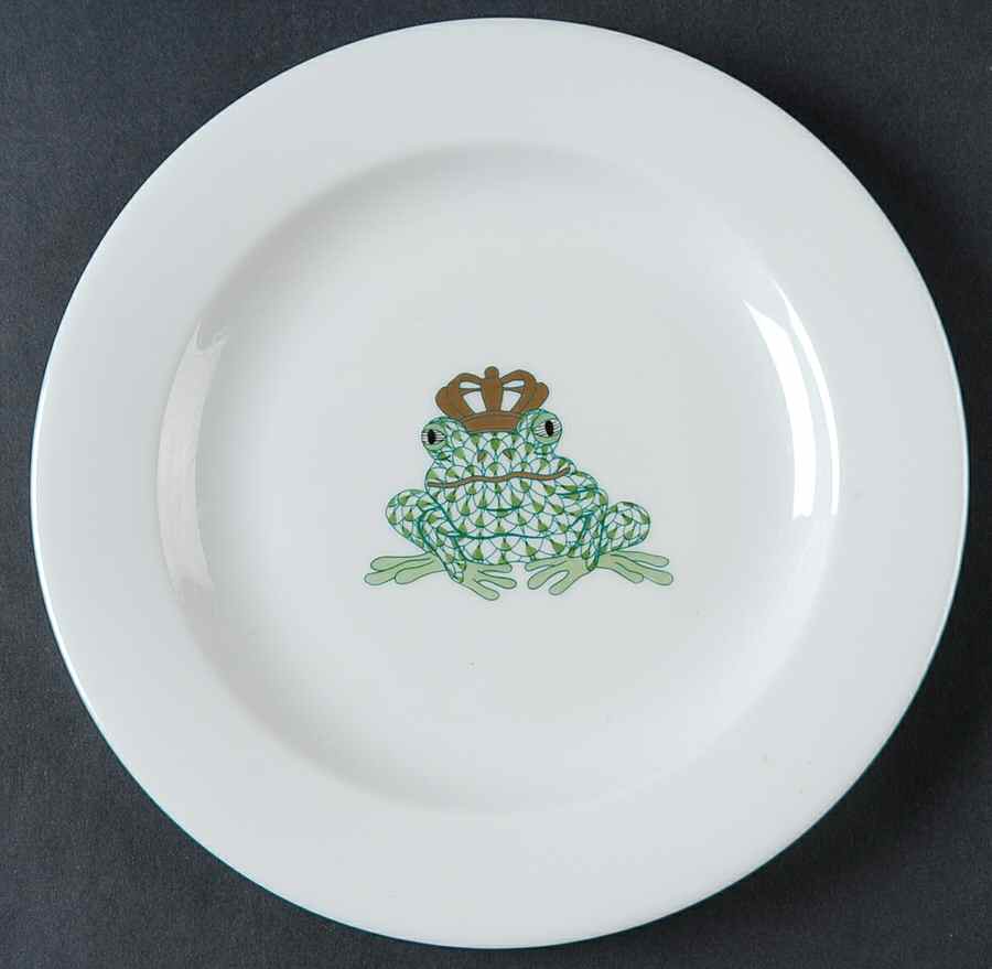 Frog Prince Child's Plate by Herend-1