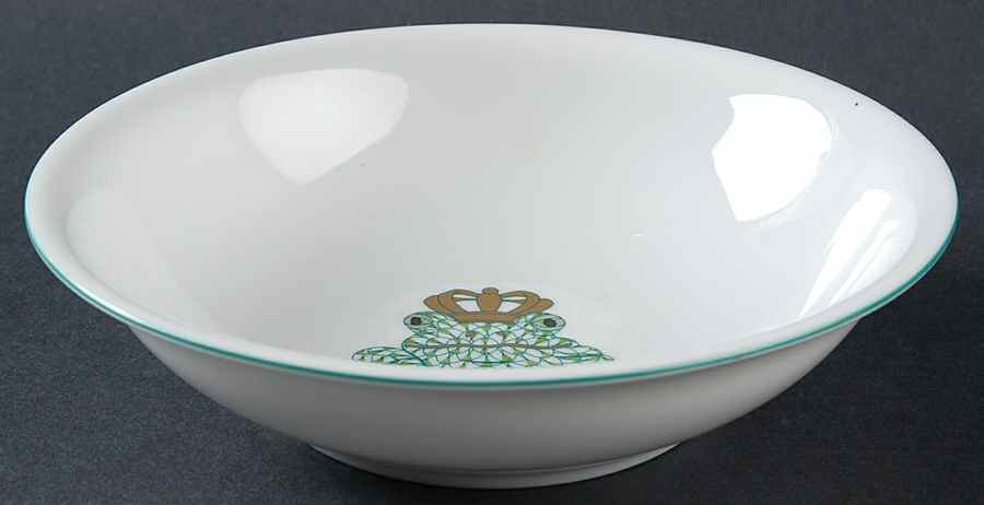 Frog Prince Child's Bowl by Herend-1