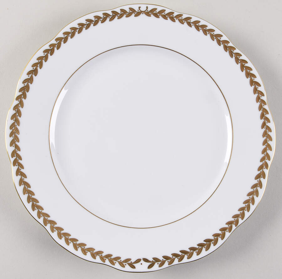 Golden Laurel Service Plate (Charger) by Herend-1