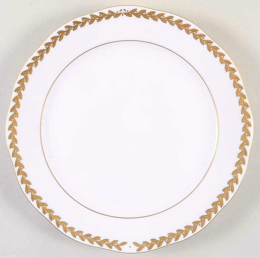 Golden Laurel Dinner Plate by Herend-1