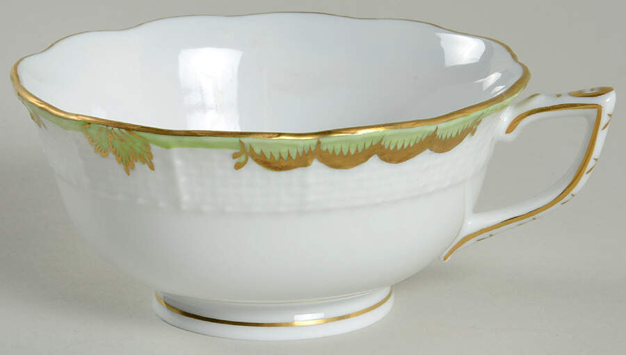 Princess Victoria Green Footed Cup by Herend-1