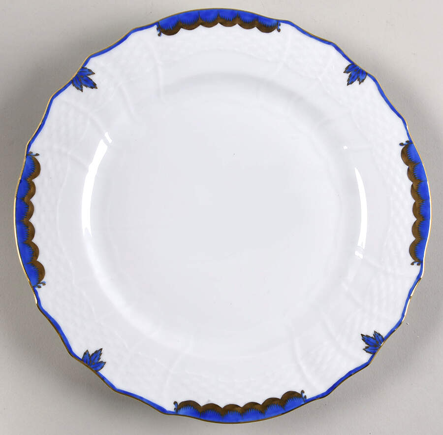 Princess Victoria Blue Service Plate (Charger) by Herend-1