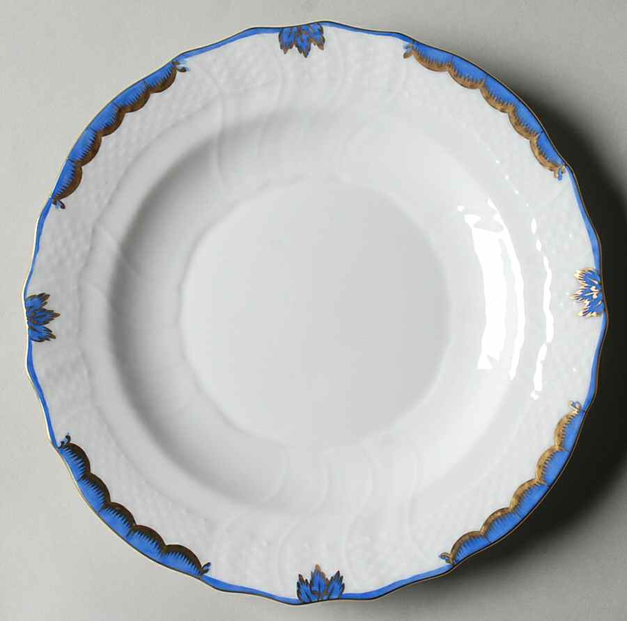 Princess Victoria Blue Salad Plate by Herend-1