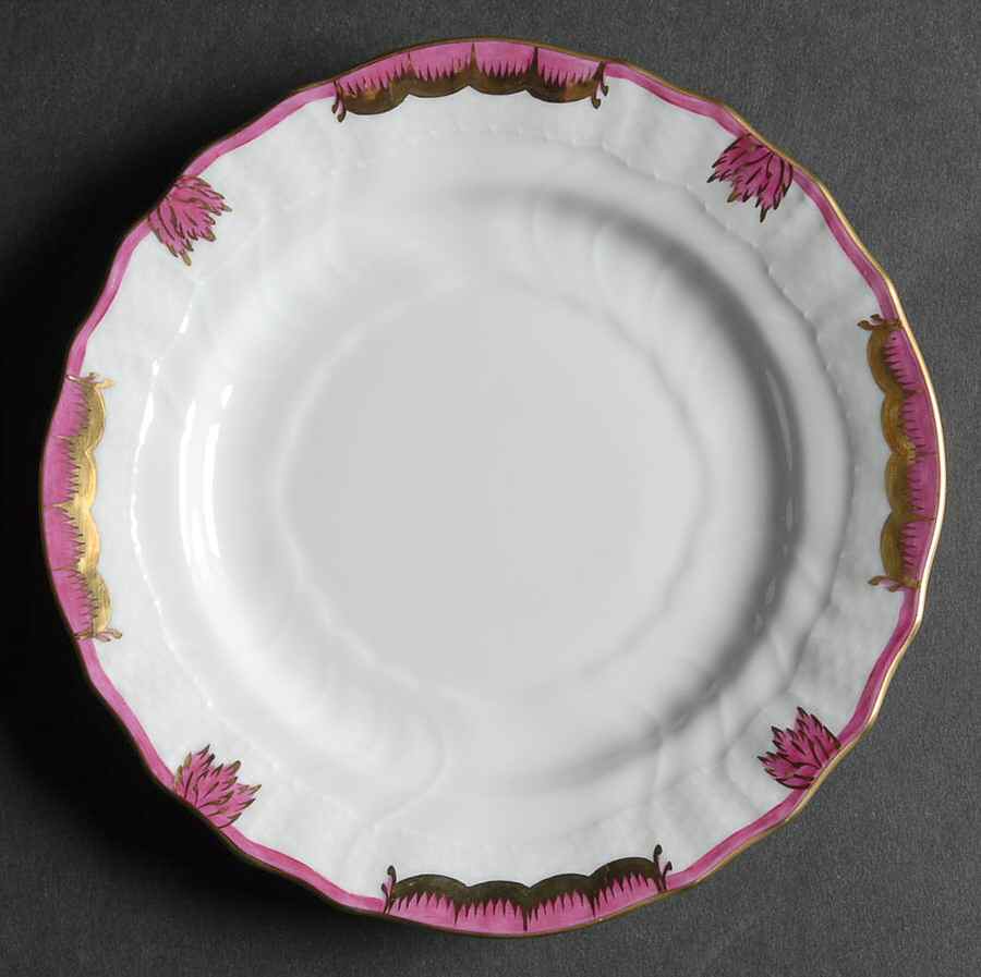 Princess Victoria Pink Bread & Butter Plate by Herend-1