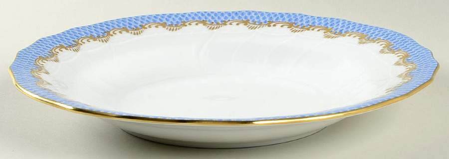 Fish Scale Dessert/Pie Plate by Herend-1