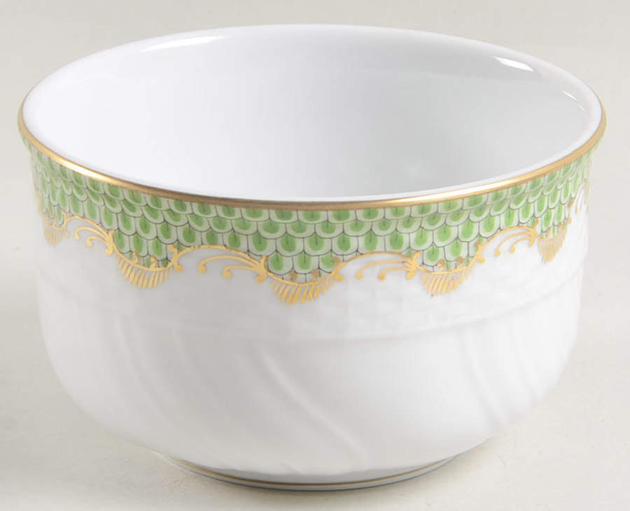 Fish Scale Sugar Bowl No Lid by Herend-1