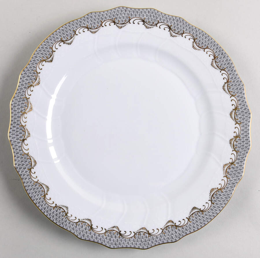 Fish Scale Dinner Plate by Herend-1