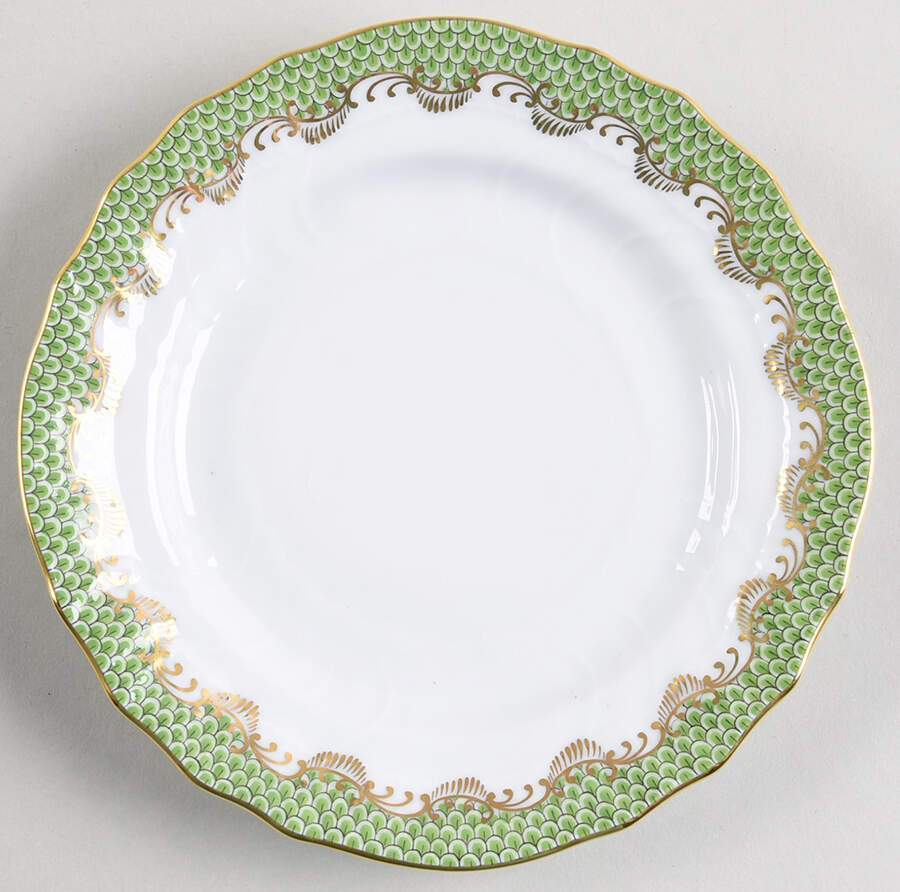 Fish Scale Bread & Butter Plate by Herend-1
