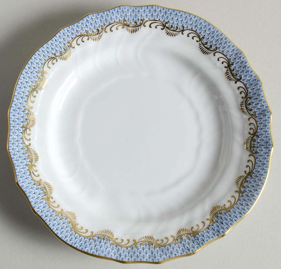 Fish Scale Bread & Butter Plate by Herend-1