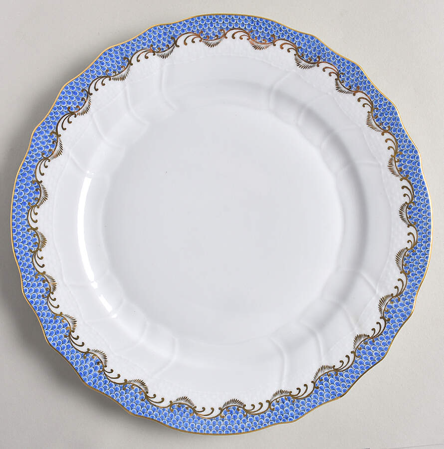 Fish Scale Dinner Plate by Herend-1