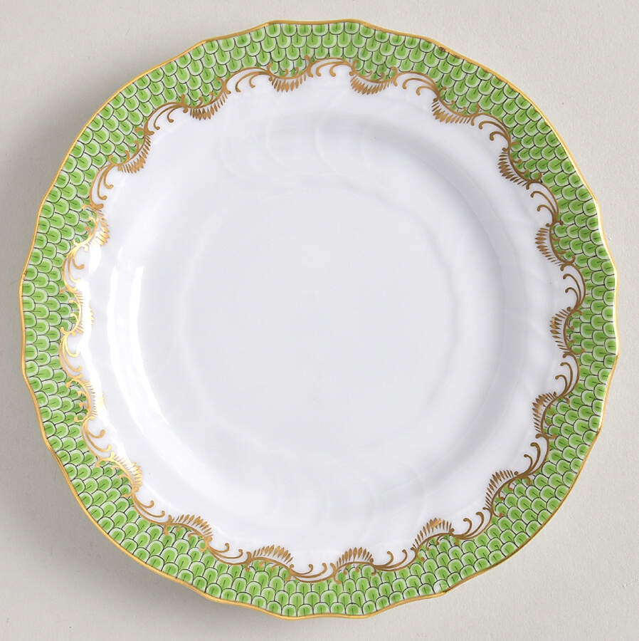 Fish Scale Bread & Butter Plate by Herend-1