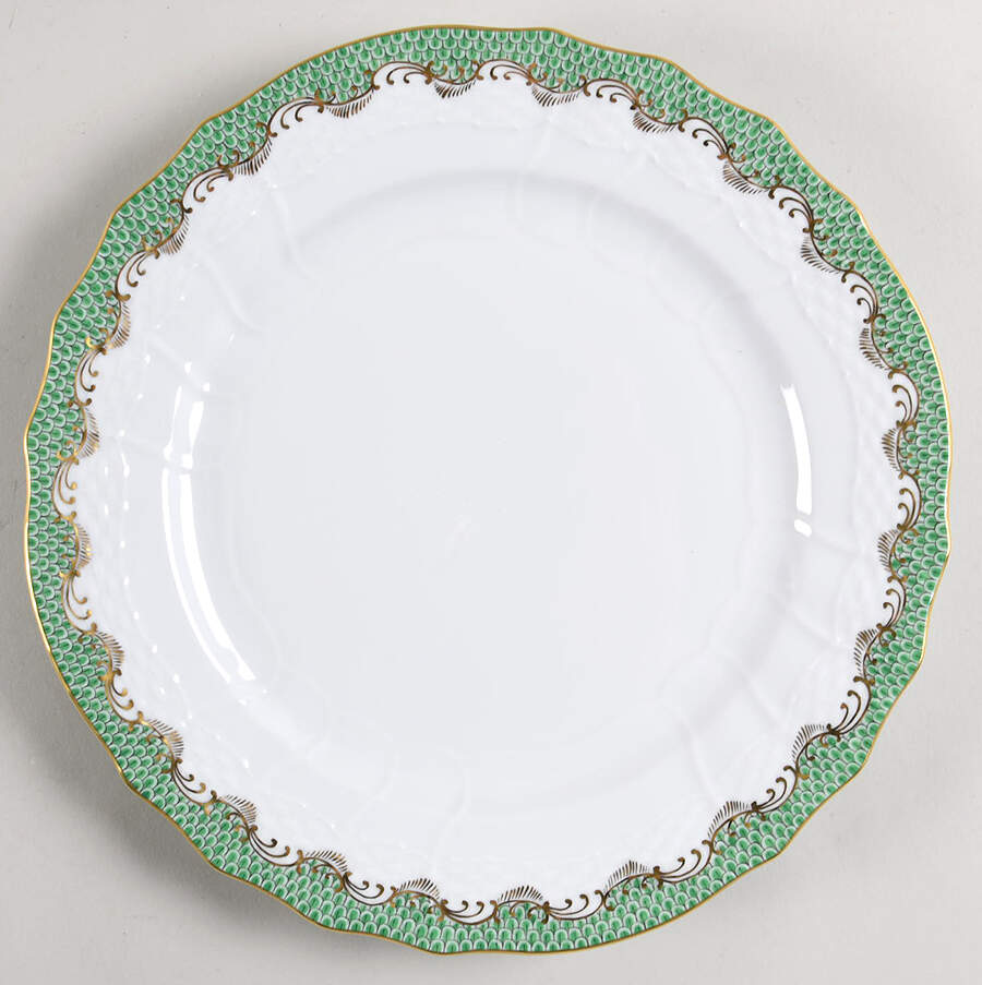 Fish Scale Service Plate (Charger) by Herend-1