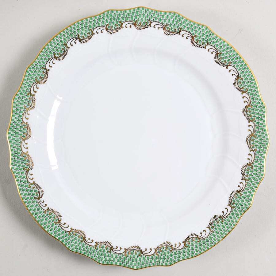 Fish Scale Dinner Plate by Herend-1