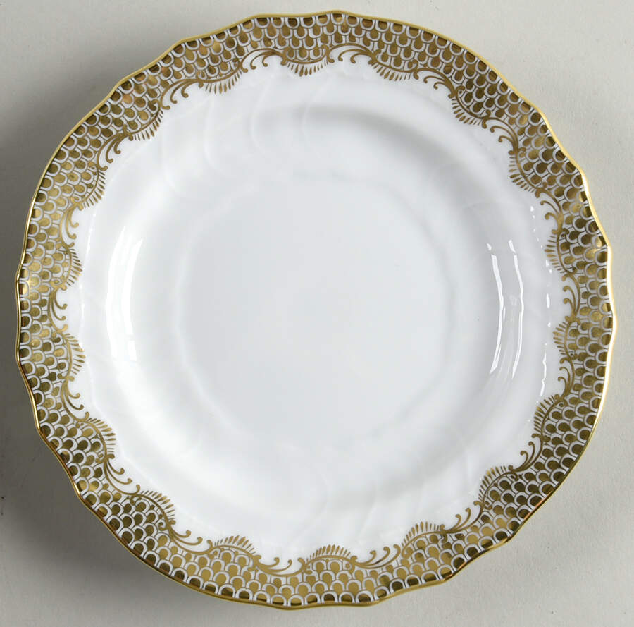 Fish Scale Bread & Butter Plate by Herend-1