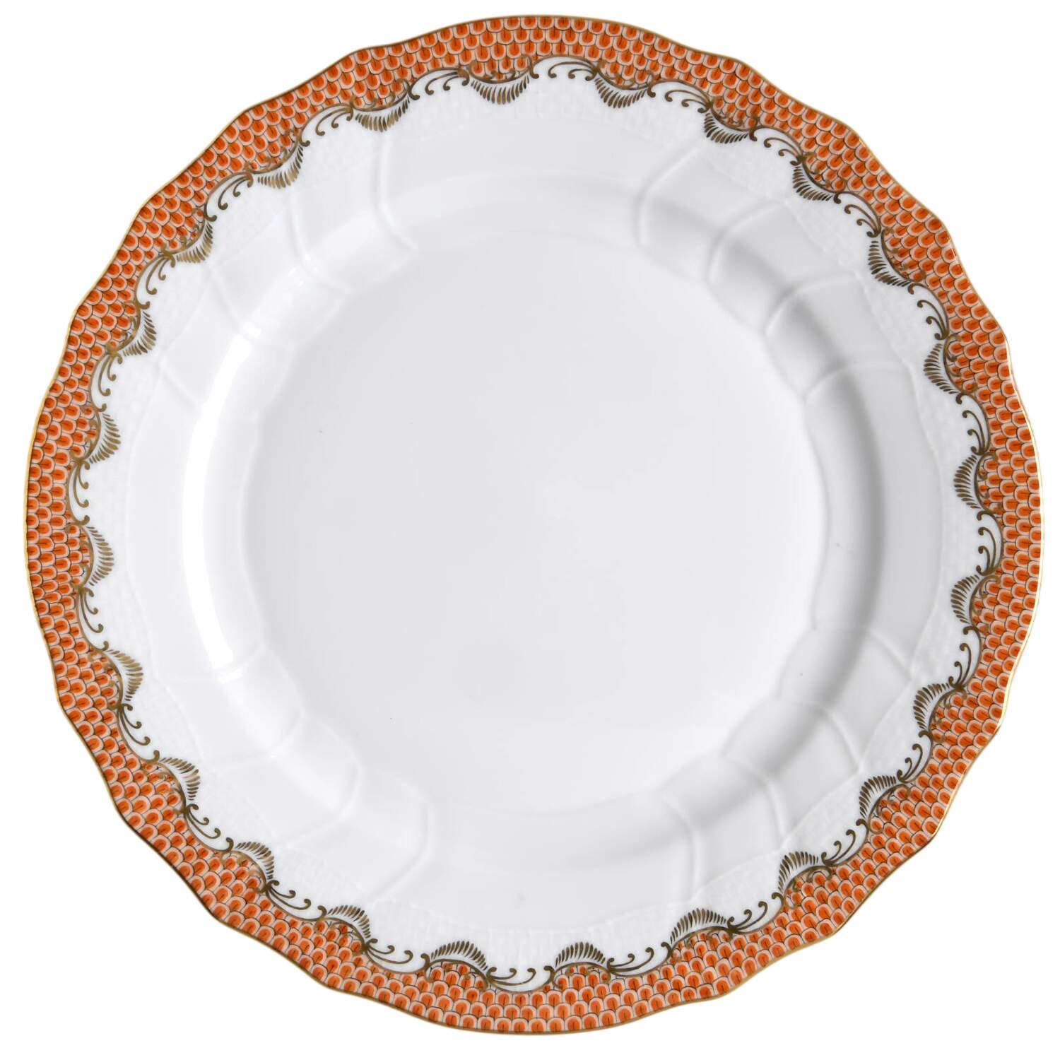 Fish Scale Dinner Plate by Herend-1
