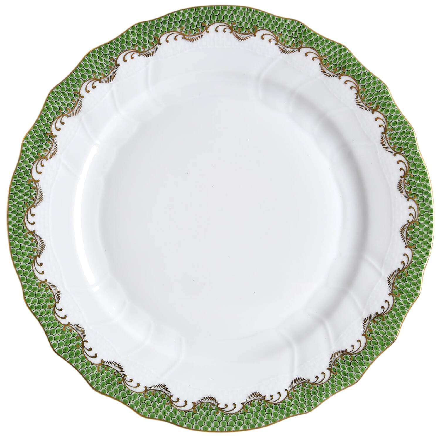 Fish Scale Dinner Plate by Herend-1