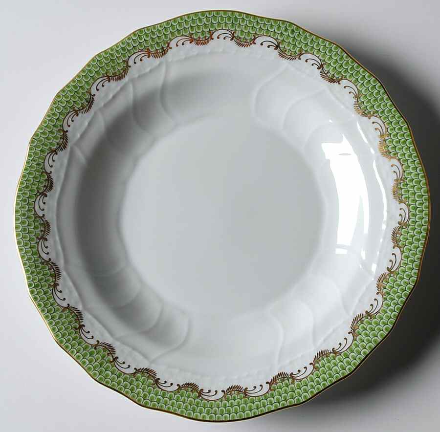 Fish Scale Dessert/Pie Plate by Herend-1