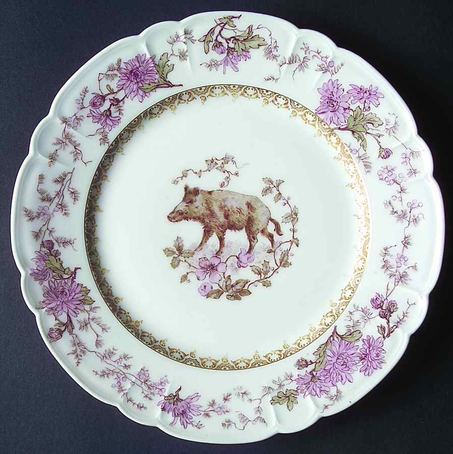 Schleiger 478-8 Luncheon Plate by Haviland-1