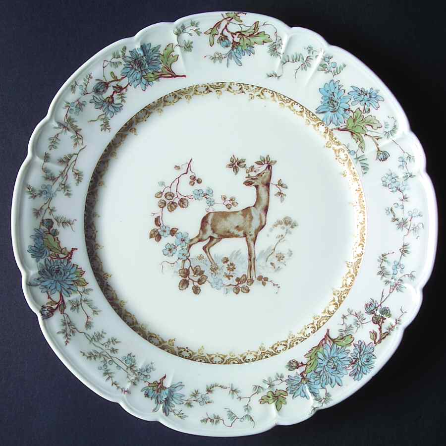 Schleiger 478-9 Luncheon Plate by Haviland-1