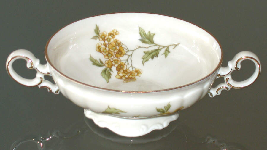 HUT1726 Footed Cream Soup Bowl by Hutschenreuther-1