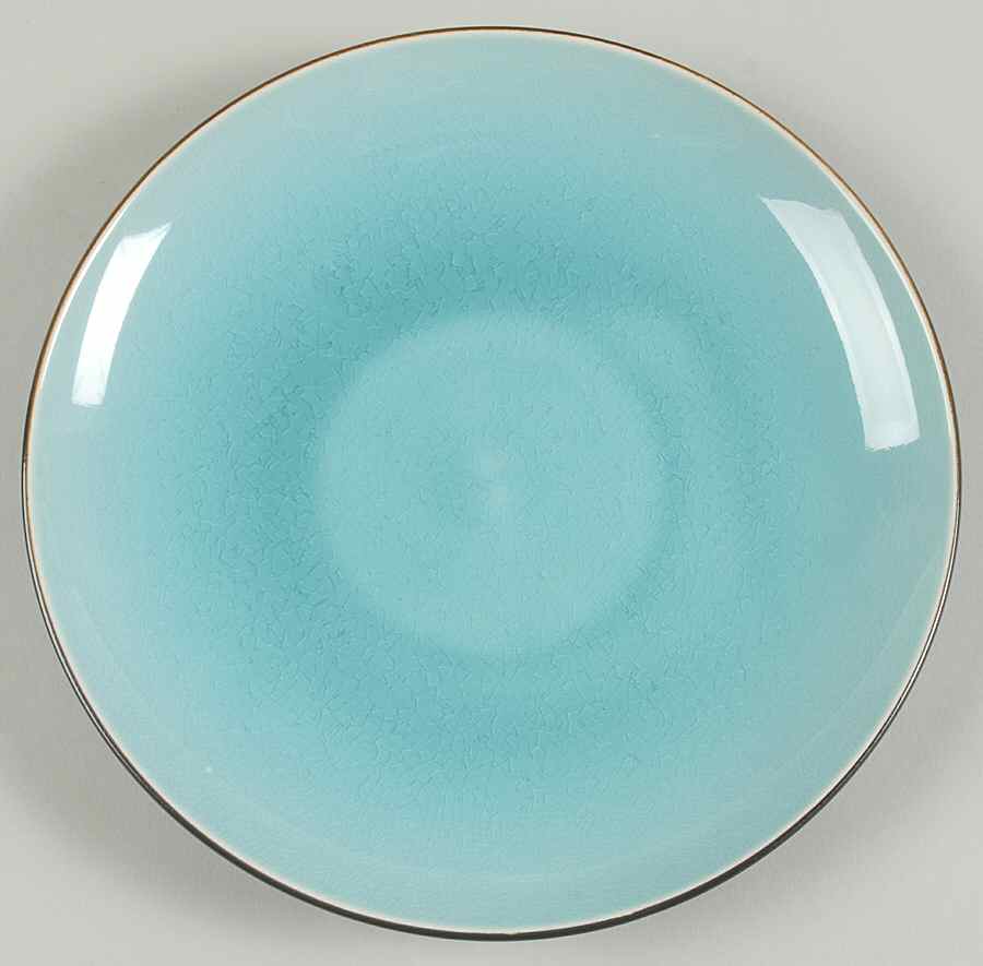 Zazen Turquoise Salad Plate by Home-1